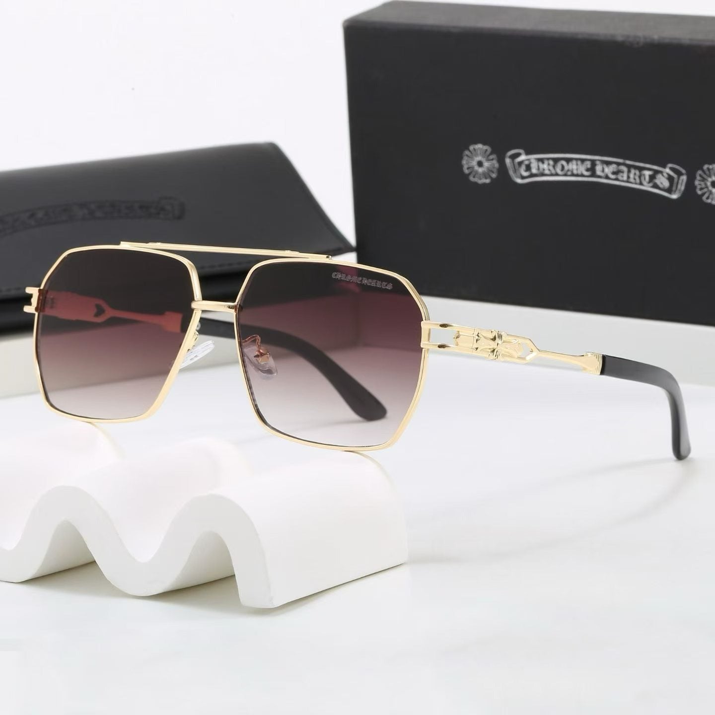8 Color Double Bridge Cross Sunglasses