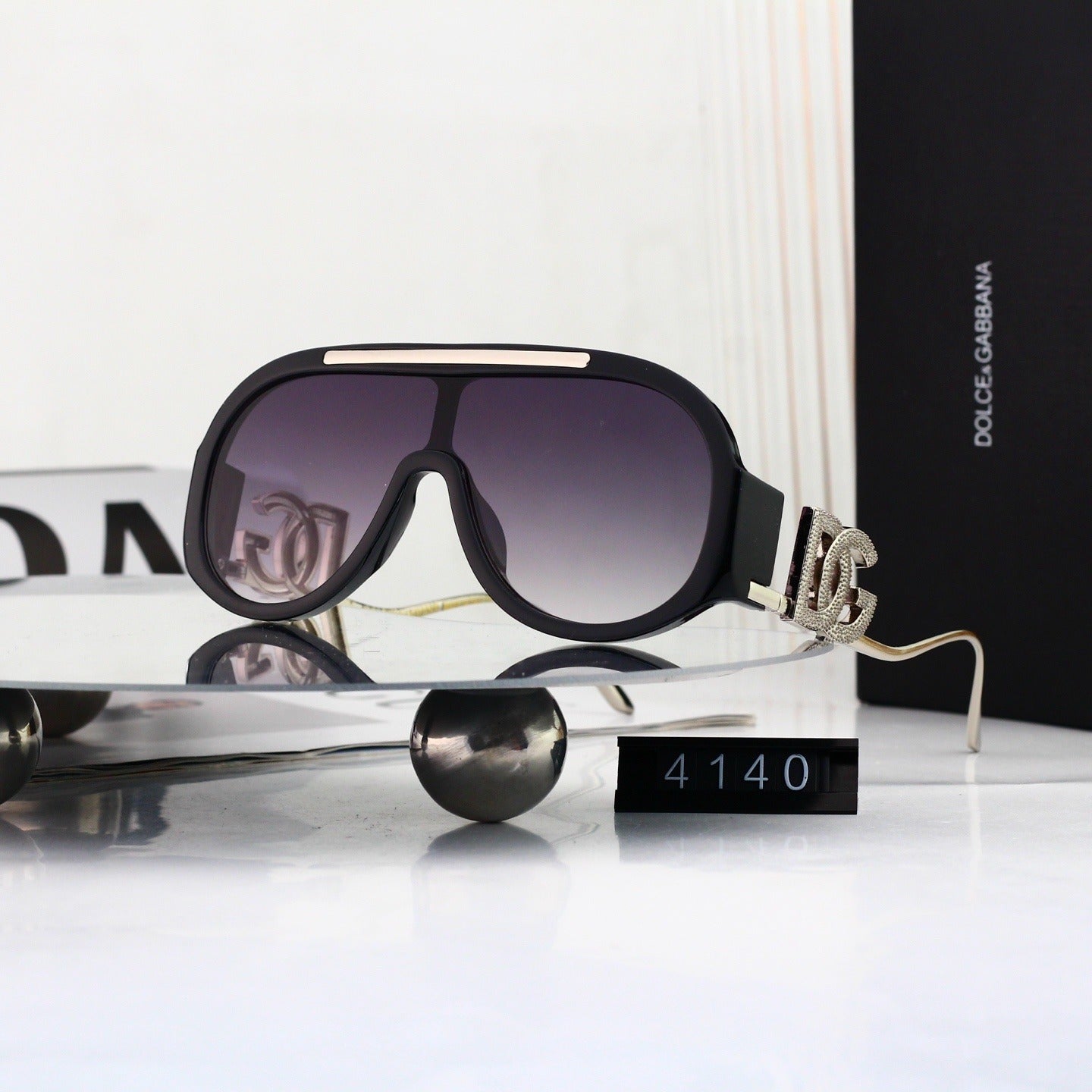 8 Color Oversized Shield Sunglasses 4140