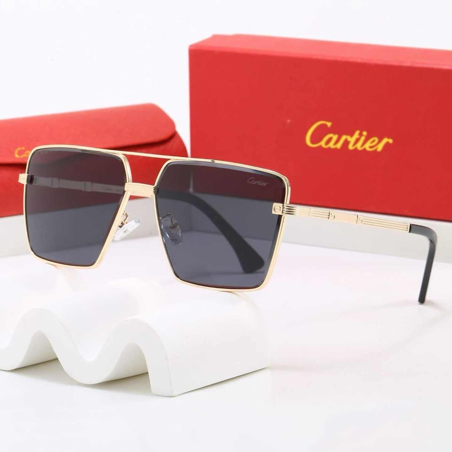 7 Color Square Double Bridge Sunglasses
