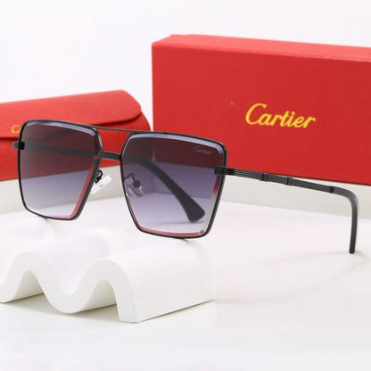 7 Color Square Double Bridge Sunglasses