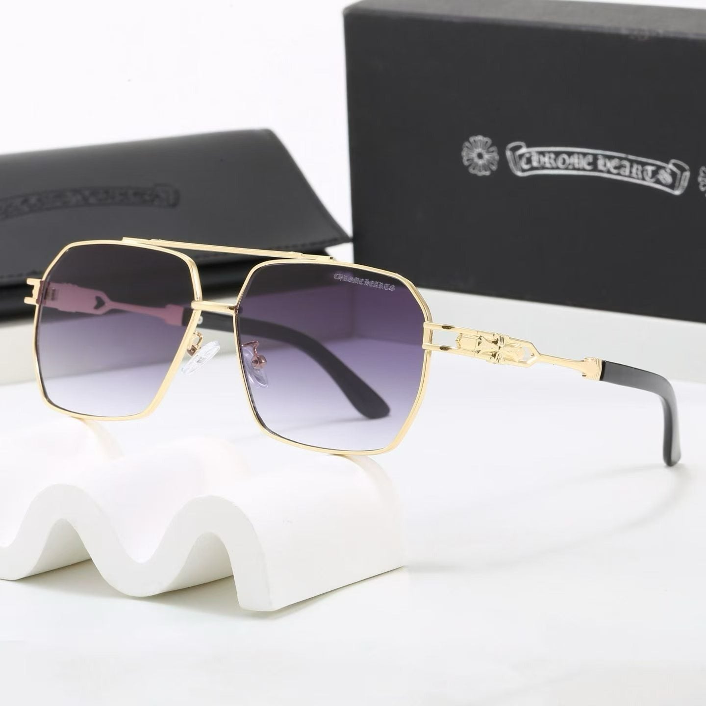8 Color Double Bridge Cross Sunglasses