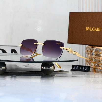 6 Color Rimless Square Serpent Sunglasses
