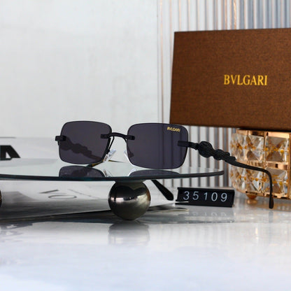 6 Color Rimless Square Serpent Sunglasses 35109