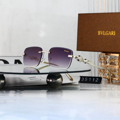 6 Color Rimless Square Serpent Sunglasses