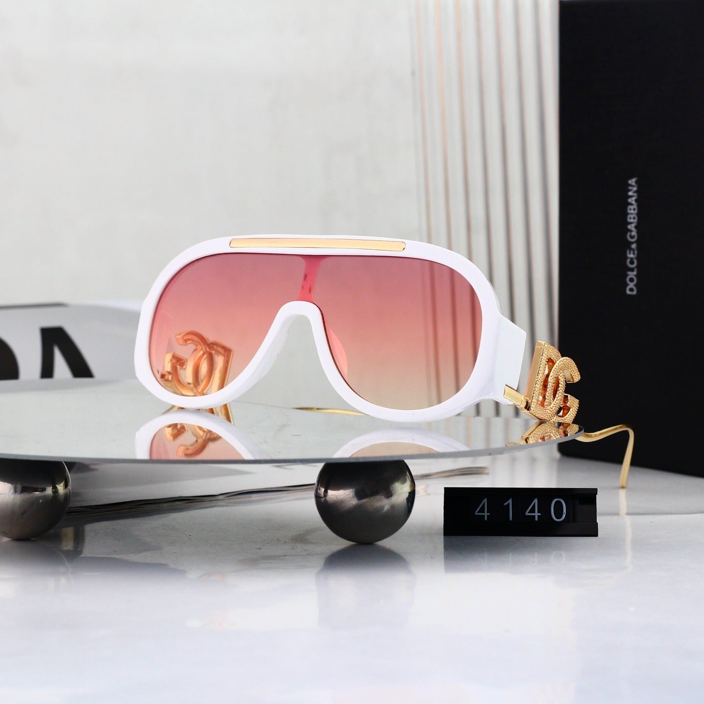 8 Color Oversized Shield Sunglasses 4140
