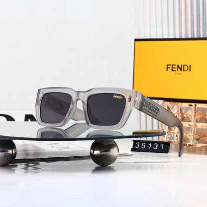 35131 Thick Square Acetate Sunglasses