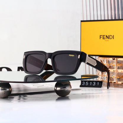 35131 Thick Square Acetate Sunglasses