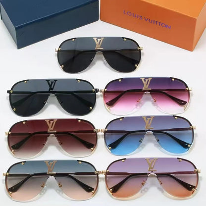 Oversized metal sunglasses